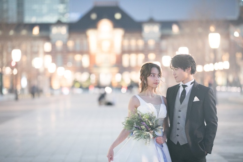 11月末まで3万円オフ♪【東京駅・丸の内】ナイトロケーション★衣裳・撮影全データ80カット付★