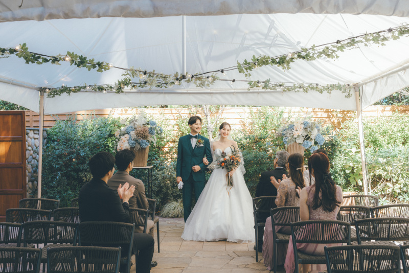 【リトル婚】 フェリーチェガーデン日比谷 洋装2着 少人数婚 洋装セレモニー&洋装フォトプラン