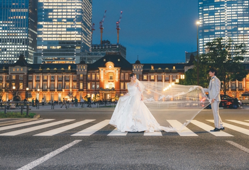 【東京駅・丸の内】ナイトロケーション★衣裳・撮影全データ80カット付★