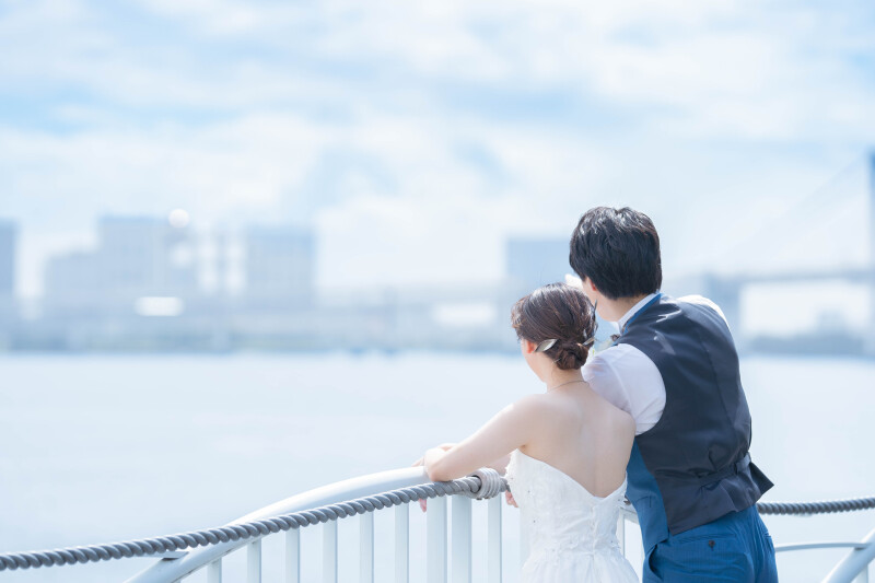 【東京ベイフォトスタジオ限定】スタジオ＆チャペル&ベイサイド　和洋装プラン