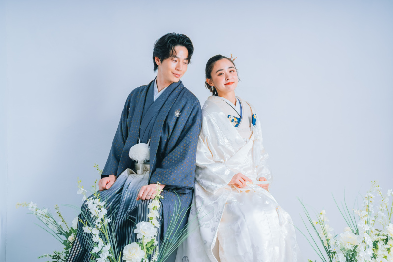 【和装&ドレス】スタジオ撮影★衣裳3着・10Pアルバム・撮影全データ100カット付(データはスマホでダウンロード可能)★