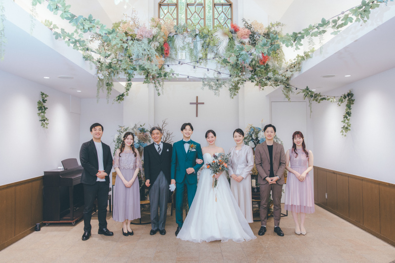 【リトル婚】 フェリーチェガーデン日比谷 洋装2着 少人数婚 洋装セレモニー&洋装フォトプラン