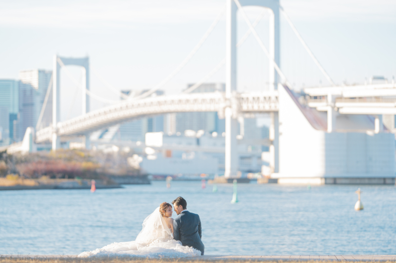 11月末まで3万円オフ♪【お台場海浜公園】ロケーション★衣裳・撮影データ150カット付き！