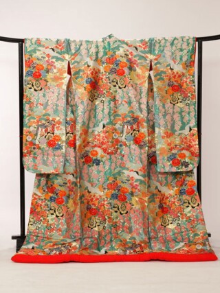 3168グリーン枝垂桜御所車