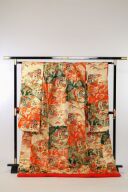 ☆J020本唐織　襲ねいろ栄松花車文