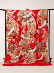 ☆2181赤地流水取草花