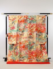 J022緑エンジ御所車に扇