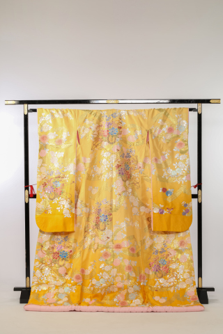 ☆J013熨斗目花車