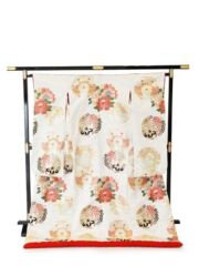 白地和モダン丸紋花(O110)