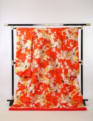 O108赤地紅梅白梅