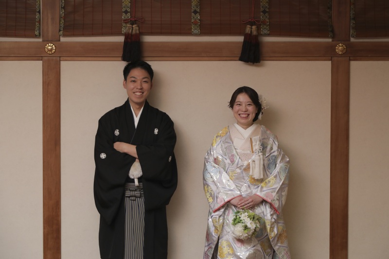 お色直しして、和装も＾＾