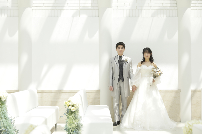 チャペルで手をつないで…♡