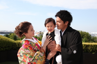 お子様と一緒にファミリーフォト☆