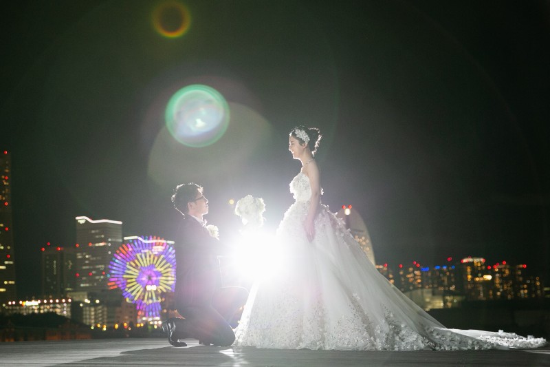 プロポーズシーンも