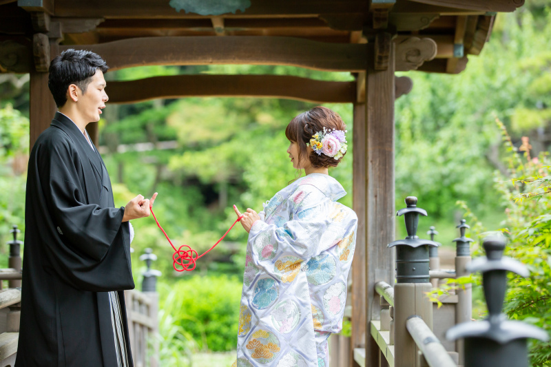 お着物と合わせて髪飾りも