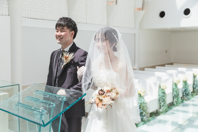 バージンロードの先には