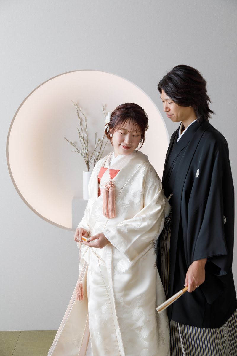 1着目はスタジオで和装のご撮影❀