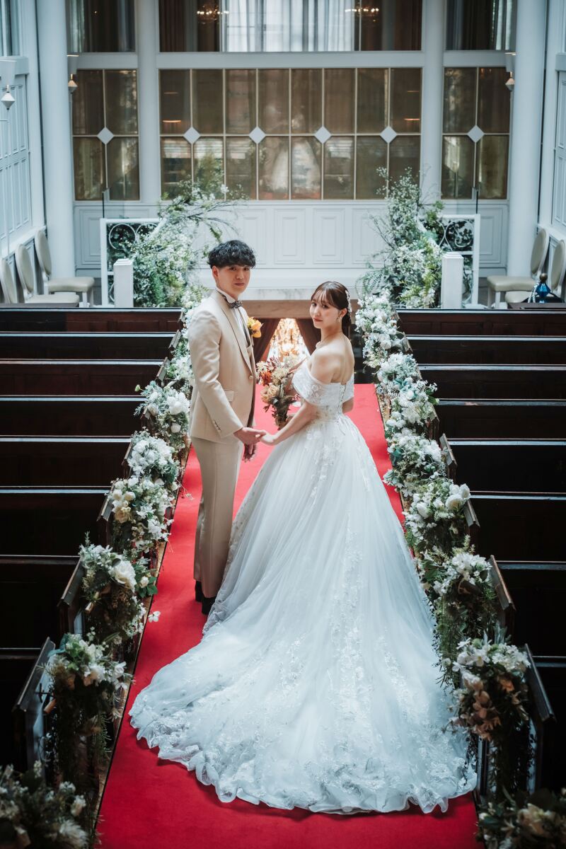 振り向きショットで美しい一枚