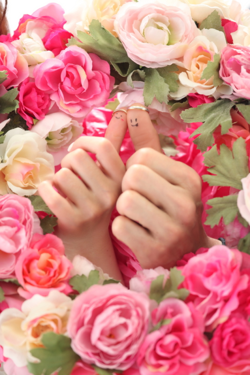 キュートな指先フォト
