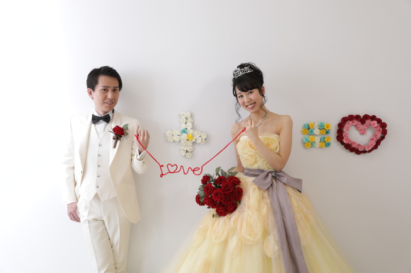 ご新郎様+ご新婦様=♡