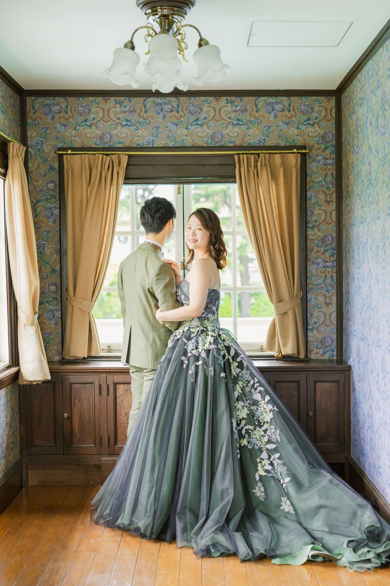 クラシックな背景で