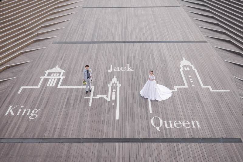 大桟橋で上からショット！