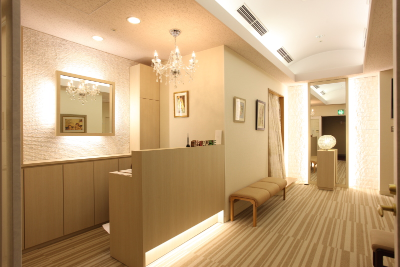 美容室にてお支度♪