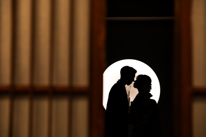 シルエットのお写真