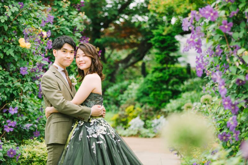 緑に囲まれながら