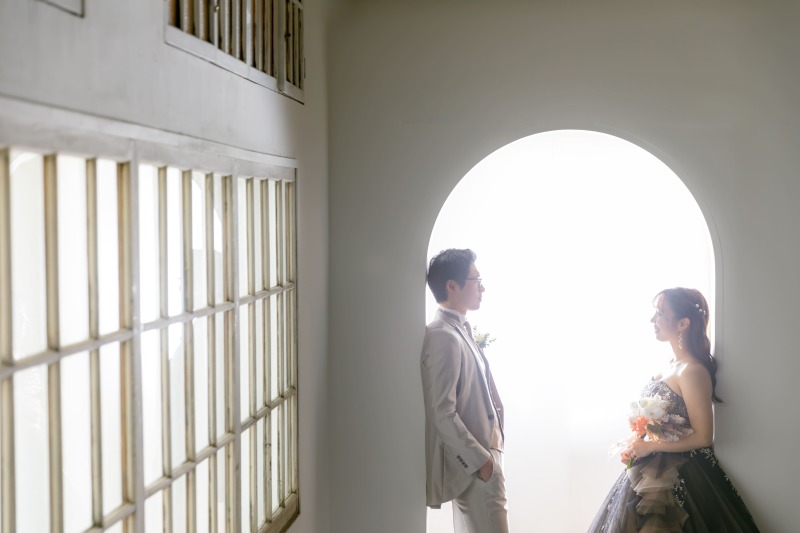 見つめ合いショット