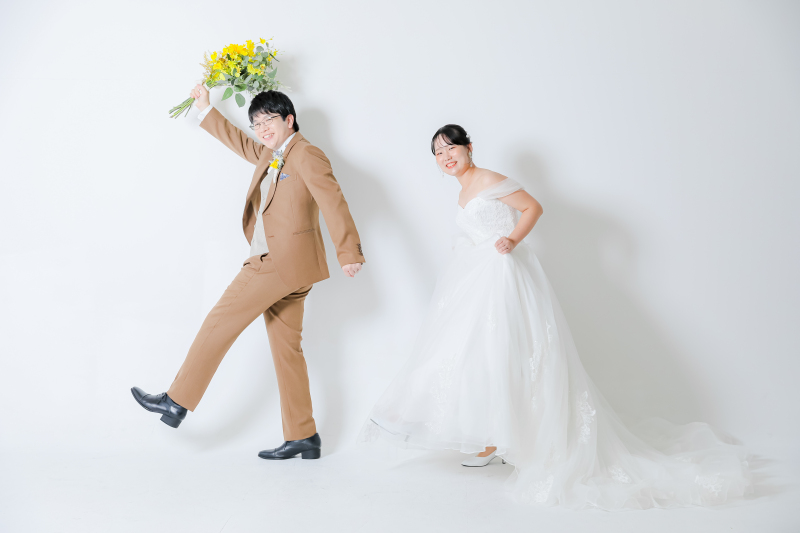 ウェディングドレスで楽しくご撮影☆