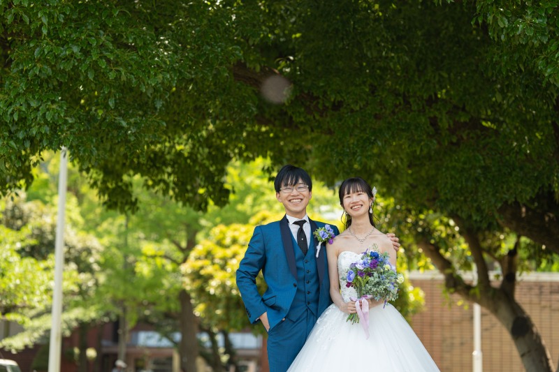 木の下でもパシャリ♪