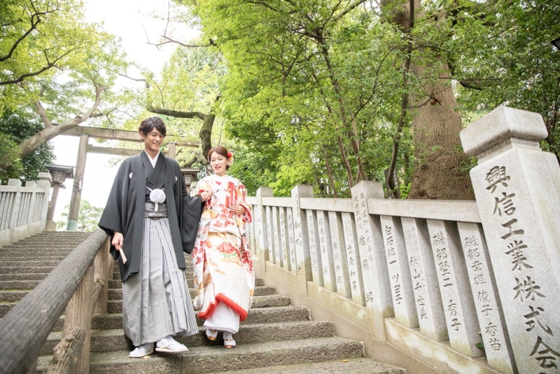 ワタベウェディング横浜ベイフォトスタジオ_神社・寺院で撮影できる