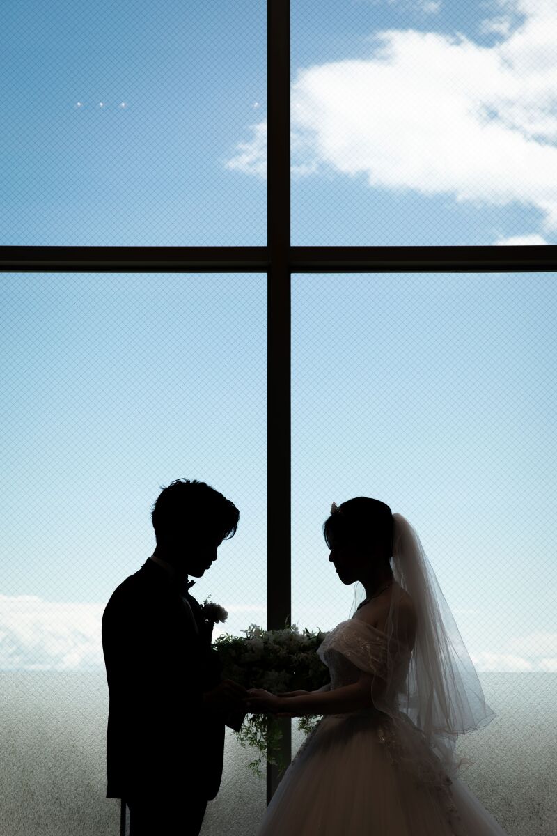 青空バックにおしゃれな写真も