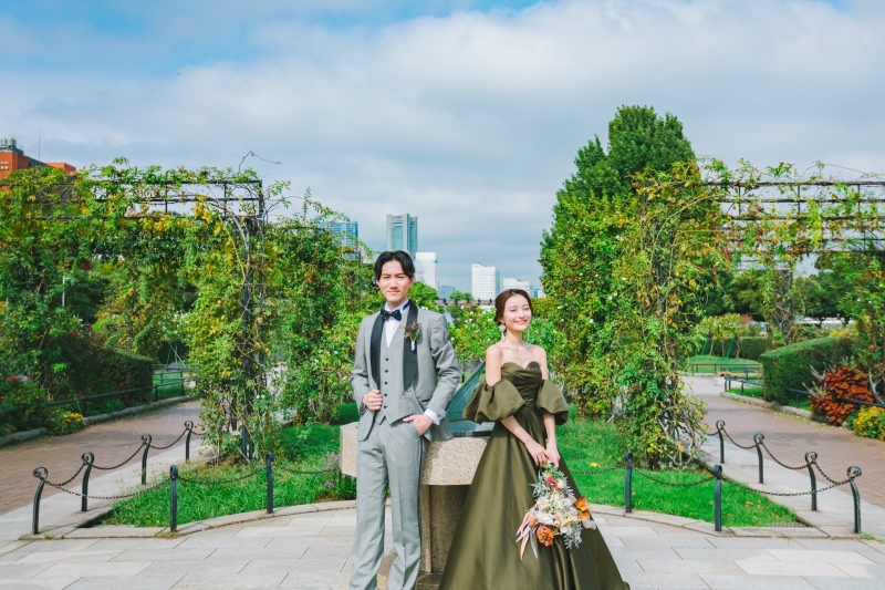 公園ならではの青空を活かして