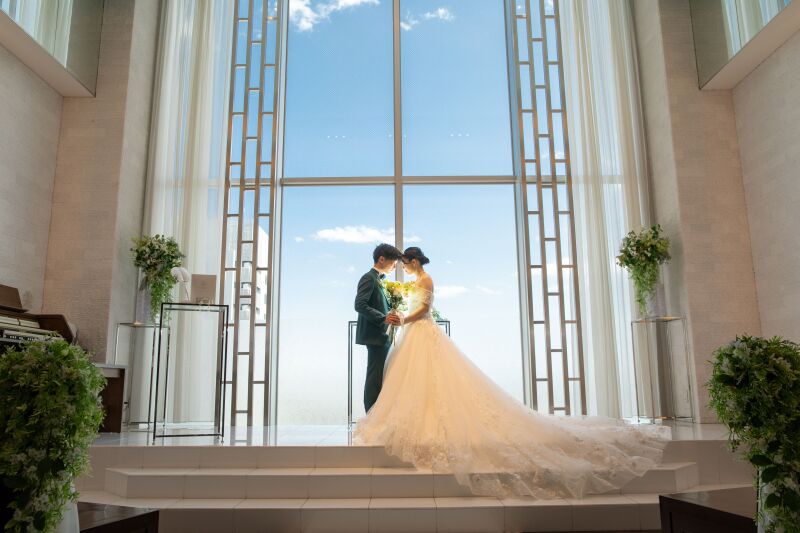 ワタベウェディング横浜ベイフォトスタジオ_チャペルで撮影できる