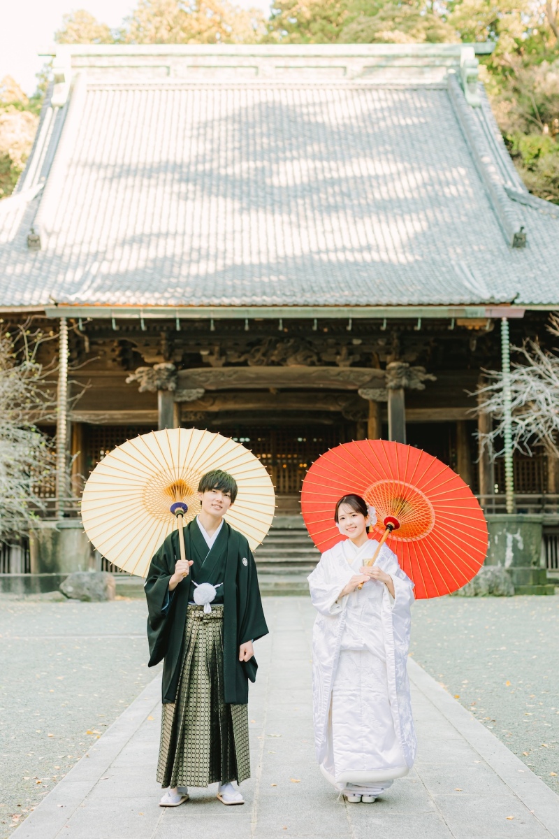 ワタベウェディング横浜ベイフォトスタジオ_神社・寺院で撮影できる