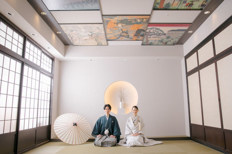 ワタベウェディング横浜ベイフォトスタジオ_スタジオで撮影できる