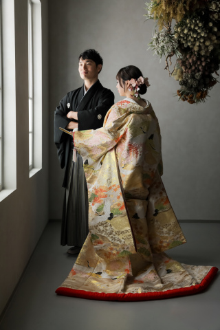 ワタベウェディング横浜ベイフォトスタジオ_STUDIO【色打掛】