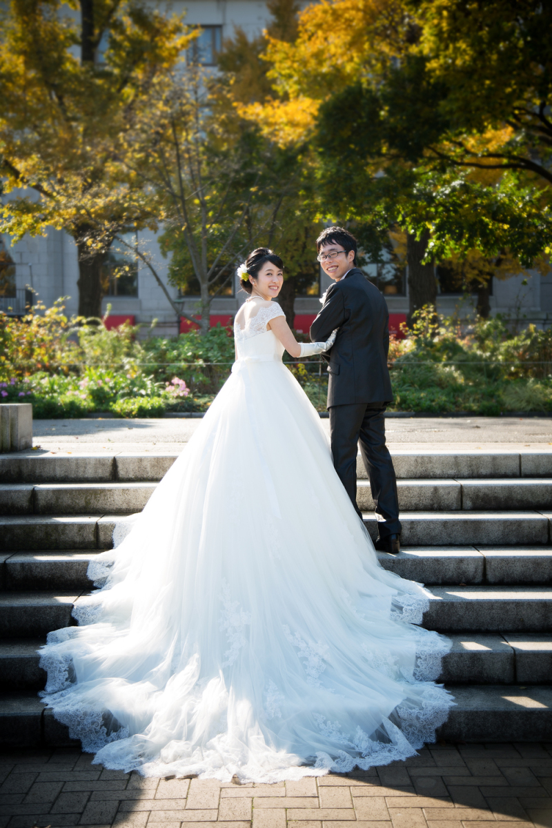 おふたりで振り向いて！