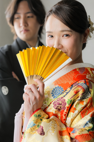 ワタベウェディング横浜ベイフォトスタジオ_STUDIO【色打掛】