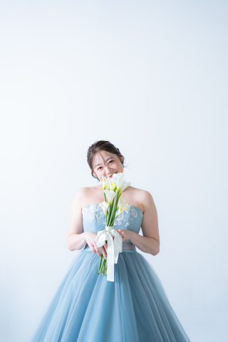 ワタベウェディング横浜ベイフォトスタジオ_STUDIO【カラードレス】