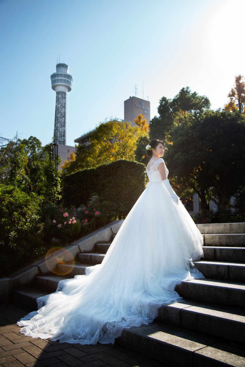 マリンタワーをバックに☆