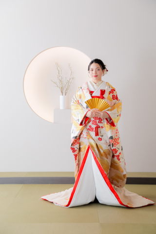 ワタベウェディング横浜ベイフォトスタジオ_STUDIO【色打掛】