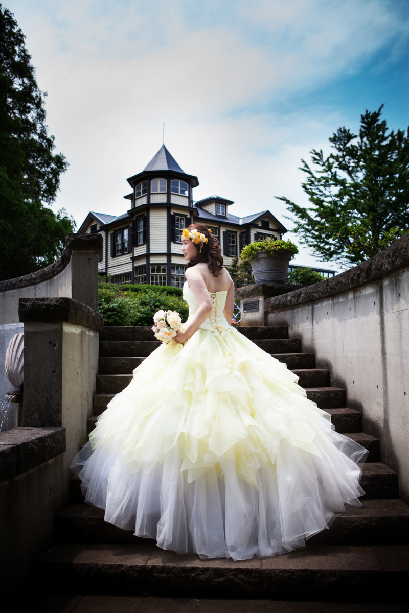 こだわりのドレスの後姿を・・・♪