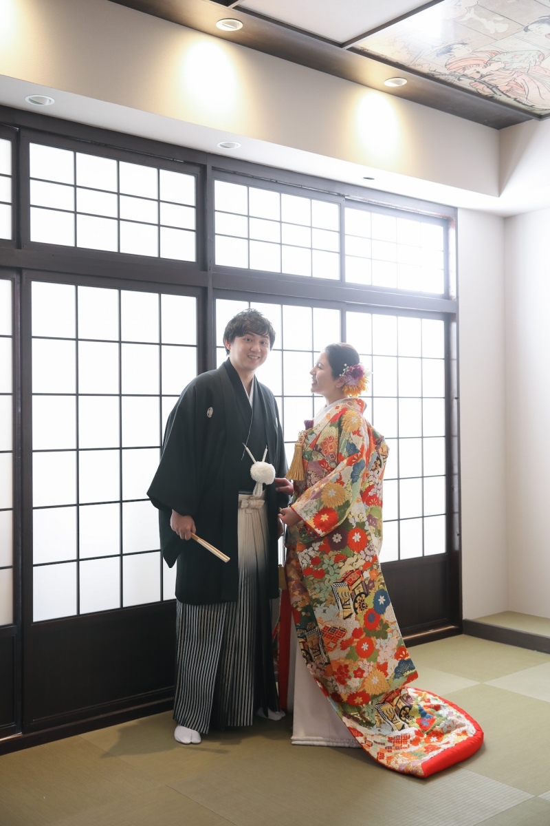 ワタベウェディング横浜ベイフォトスタジオ_スタジオで撮影できる