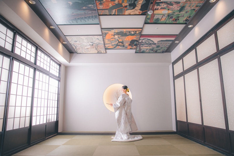 ワタベウェディング横浜ベイフォトスタジオ_スタジオで撮影できる