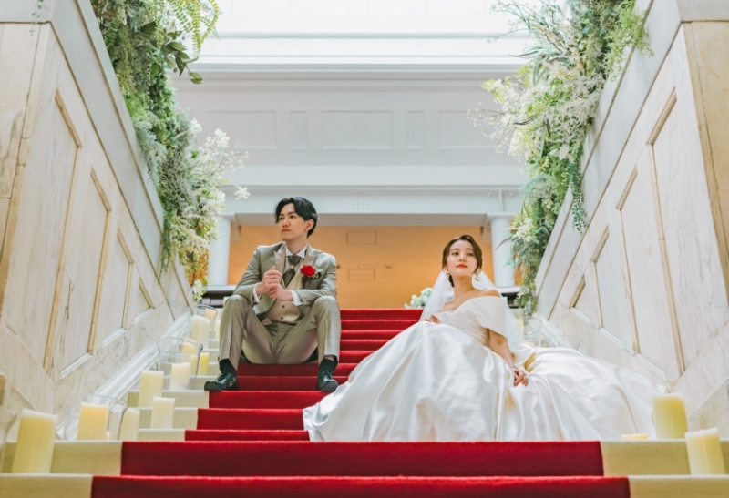 【リトル婚】ラ・バンク・ド・ロア 洋装2着 少人数婚 洋装セレモニー&洋装フォトプラン