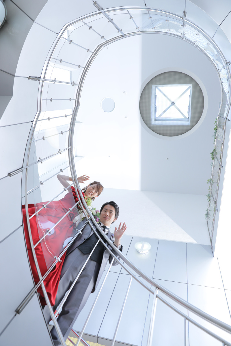 螺旋階段ショット☆