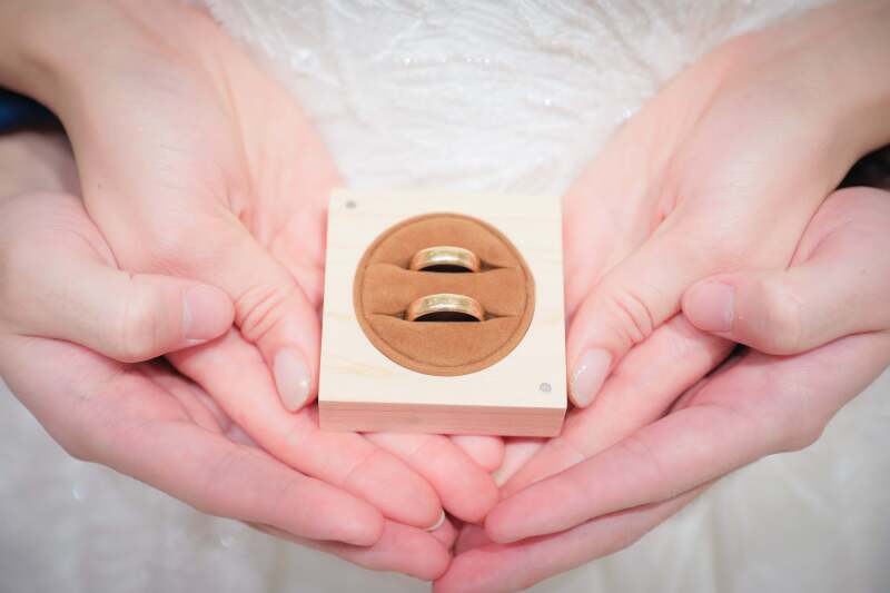 手作りのリング